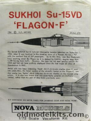 Nova 1/72 Sukhoi SU-15 VD Flagon plastic model kit